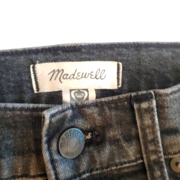 Madewell Denim - Madewell Full Length High Rise Jeans Faded Black Color Women's Size 26